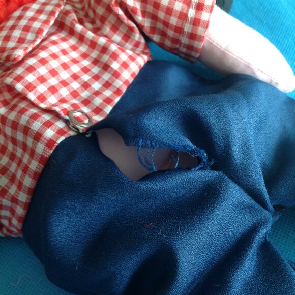 Vintage Raggedy Ann and Andy Plush Decorative Dolls - Picture 9 of 13